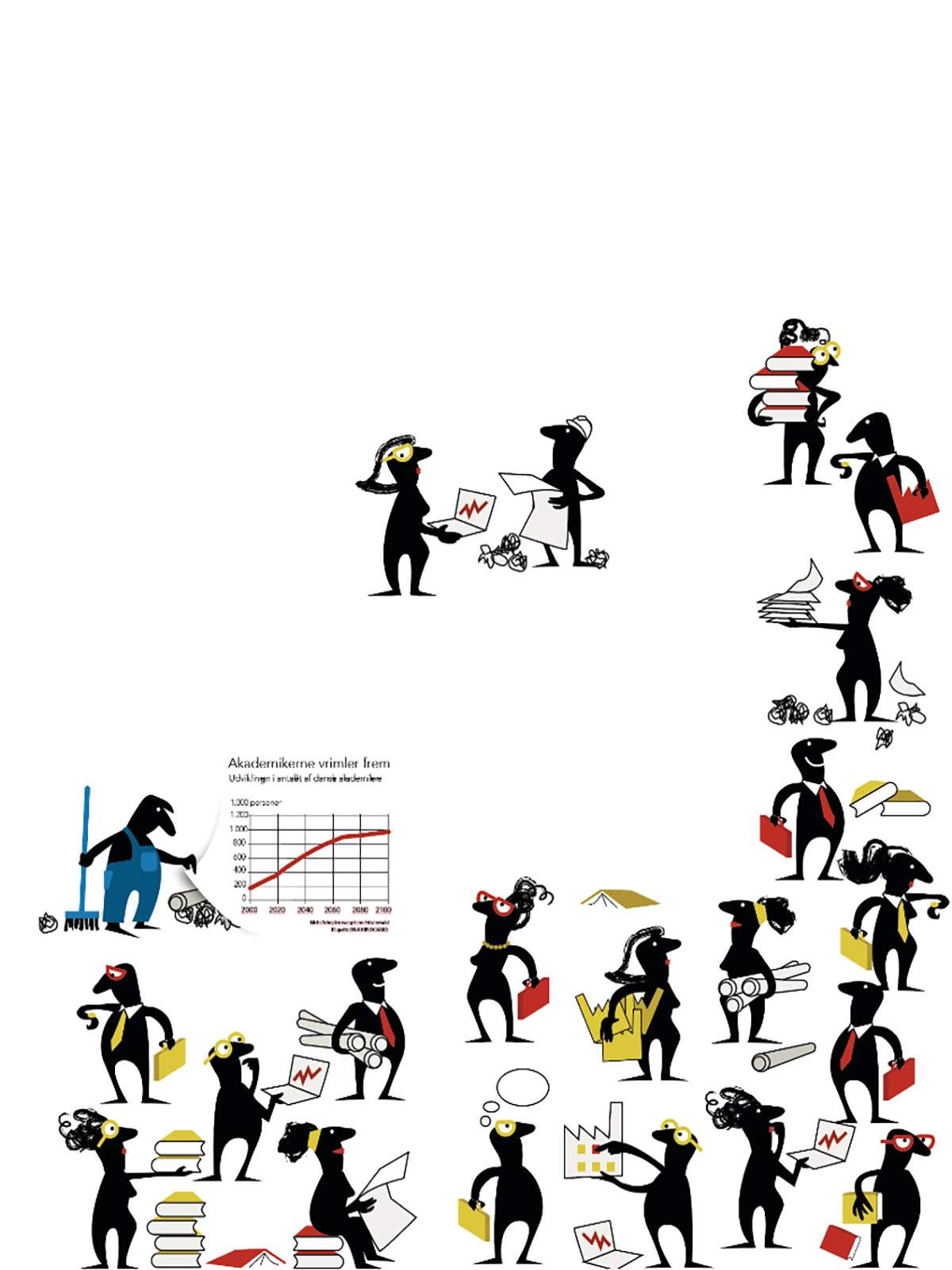 der bliver flere akademikere