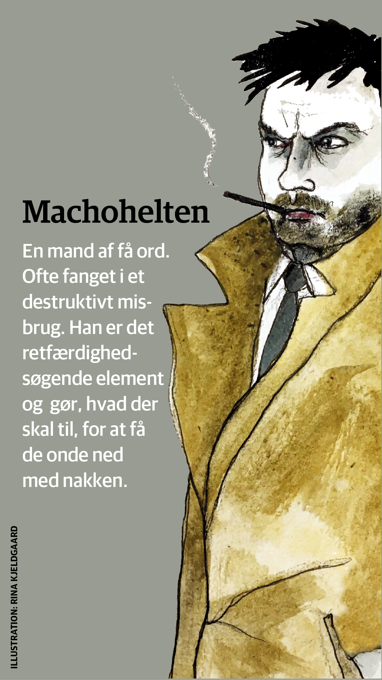 Krimi arketyper til JP,<br />
machohelten