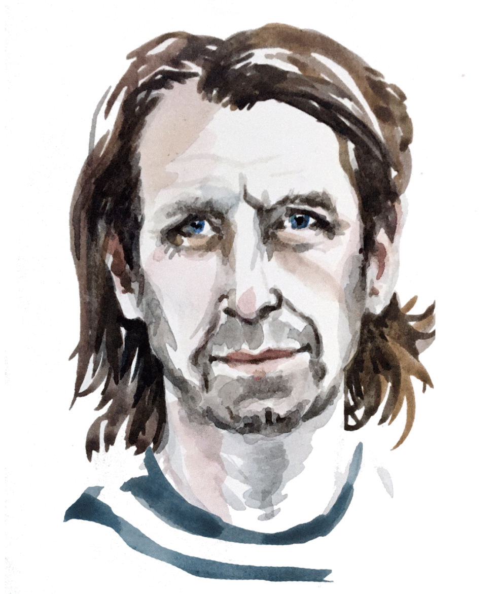 Akvarelillustration af Anders Agger